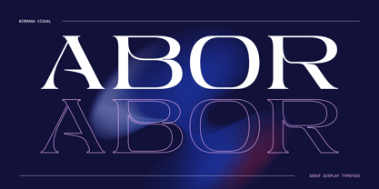 Abor Font Poster 1