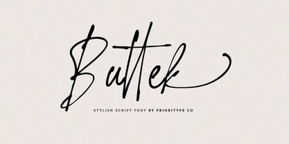 Buttek Font Poster 1