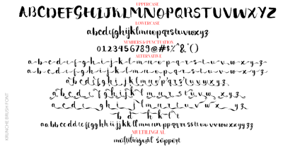 Krunche Goldie Font Poster 10