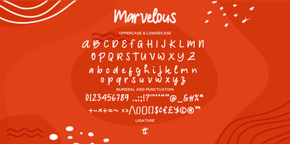 Marvelous Font Poster 11