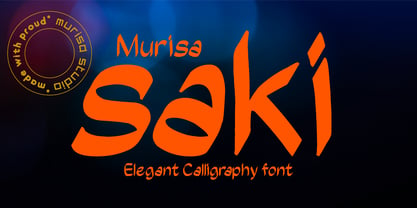 Murisa Saki Font Poster 1