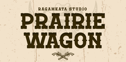 Prairie Wagon Font Poster 1