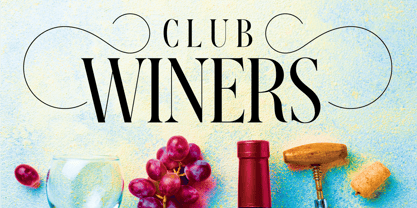 Club Winers Font Poster 1