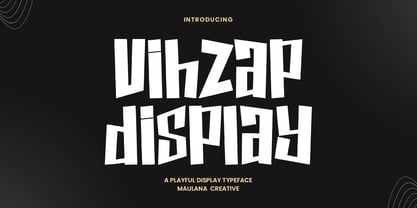 Vihzap Font Poster 1