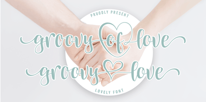 Groovy of love Font Poster 1