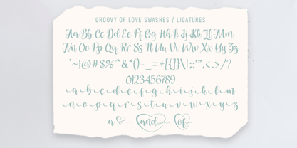 Groovy of love Font Poster 7