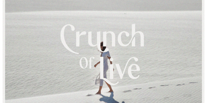 The Crunch Font Poster 10
