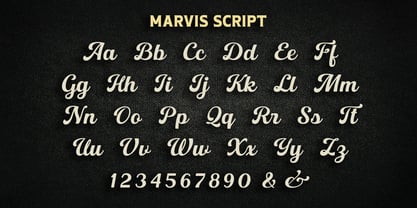 Marvis Font Poster 13