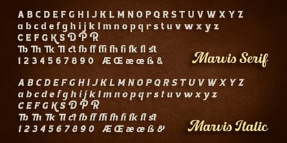 Marvis Font Poster 11