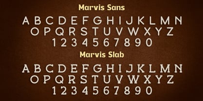 Marvis Font Poster 12