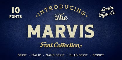 Marvis Font Poster 1
