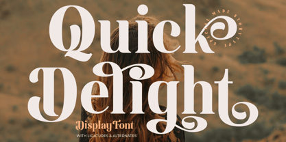 Quick Delight Font Poster 1