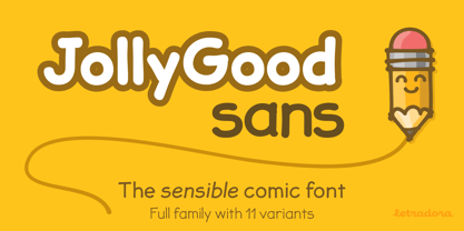 JollyGood Sans Font Poster 1
