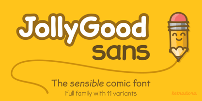 JollyGood Sans Police Poster 1