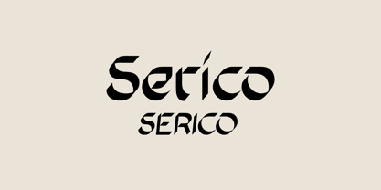 Serico Font Poster 1