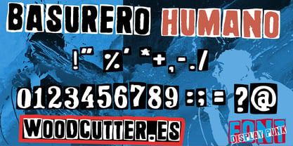 Basurero Humano Font Poster 5