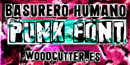 Basurero Humano Font Poster 6