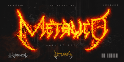 Metalico Font Poster 1