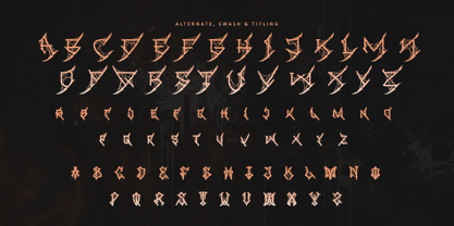 Metalico Font Poster 10