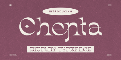 Chenta Font Poster 1