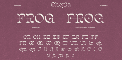 Chenta Font Poster 8