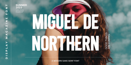 Miguel De Northern Font Poster 1