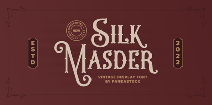 Silk Masder Font Poster 1