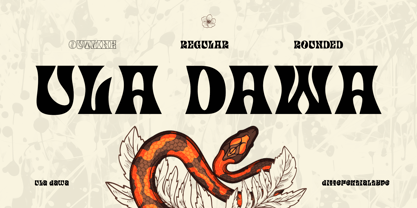 Ula Dawa Font Poster 1