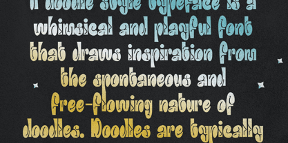 Alpha Doodle Font Poster 8