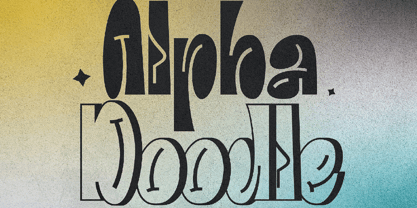 Alpha Doodle Font Poster 1