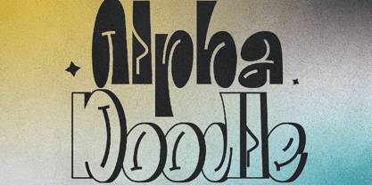 Alpha Doodle Font Poster 1