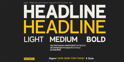 Gigans Font Poster 8