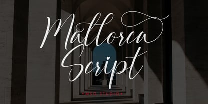 Mallorca Script Font Poster 1