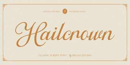 Hailcrown Font Poster 1