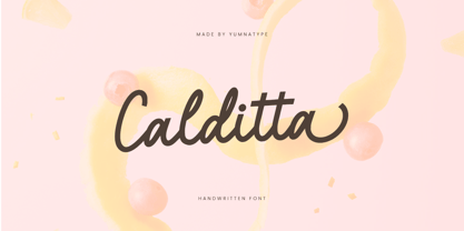 Calditta Font Poster 1