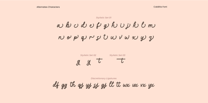 Calditta Font Poster 10