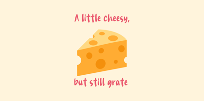 Cheese Dream Font Poster 3