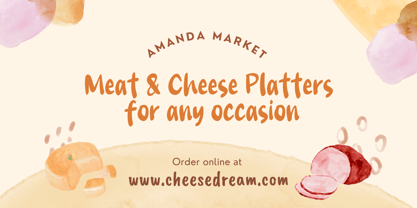 Cheese Dream Font Poster 2