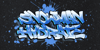 Spartical Graffiti Font Poster 7