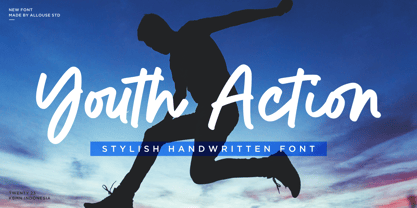 Youth Action Font Poster 1