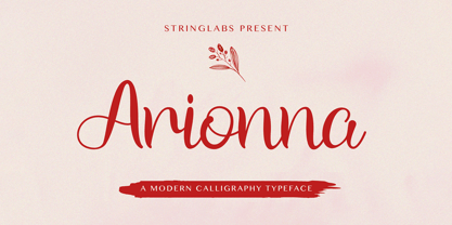 Arionna Font Poster 1