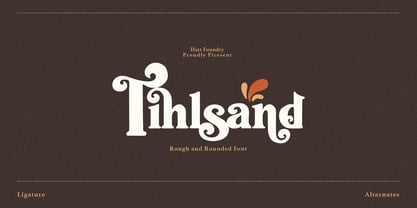 Tihlsand Font Poster 10