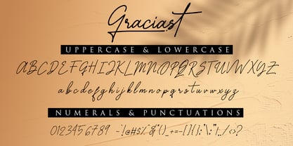 Graciast Font Poster 8