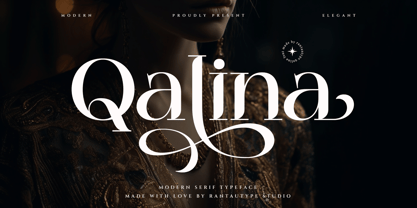 Qalina Font Poster 1