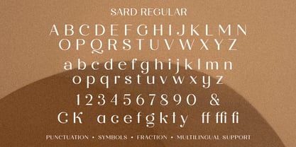 Sard Font Poster 15