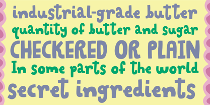 Plastic Toast Font Poster 7