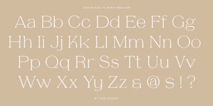 Southlake TC Font Poster 10