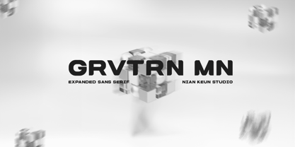 Grvtrn mn Font Poster 1