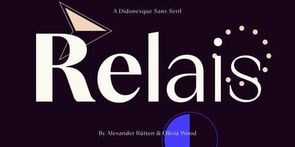 Relais VF Font Poster 1