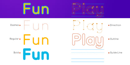 Fun Trace Font Poster 2